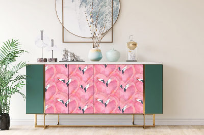 Folie für möbel Flamingos