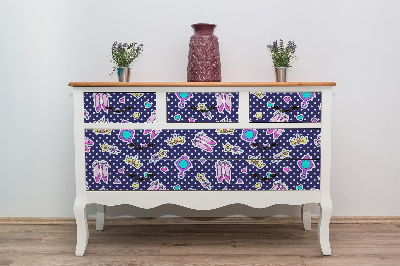 Möbel klebefolie Kleine Prinzessin