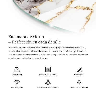 Tischplatte Dekorative Mosaike mit Details