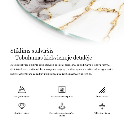 Tischplatte Stilvolles Waldmotiv