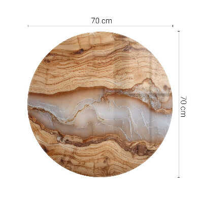Tischplatte Holz in Harmonie mit Harz