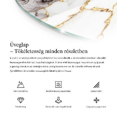 Tischplatte Marmoradern im Design