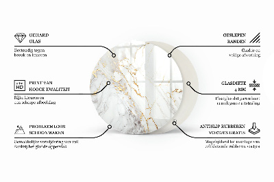 Tischplatte Marmoradern im Design