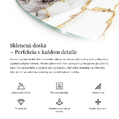 Tischplatte Marmoradern im Design