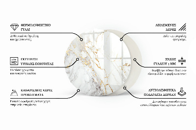 Tischplatte Steintextur-Motiv