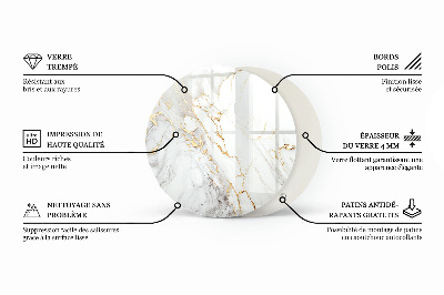 Tischplatte Ökologische Holzstruktur