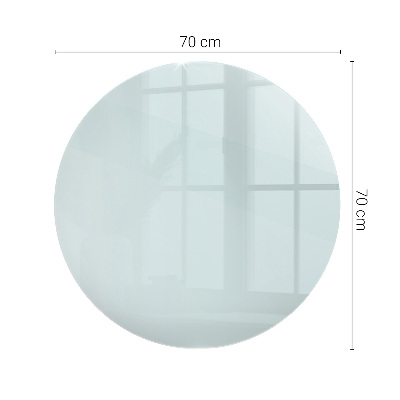 Runde tischplatte transparent
