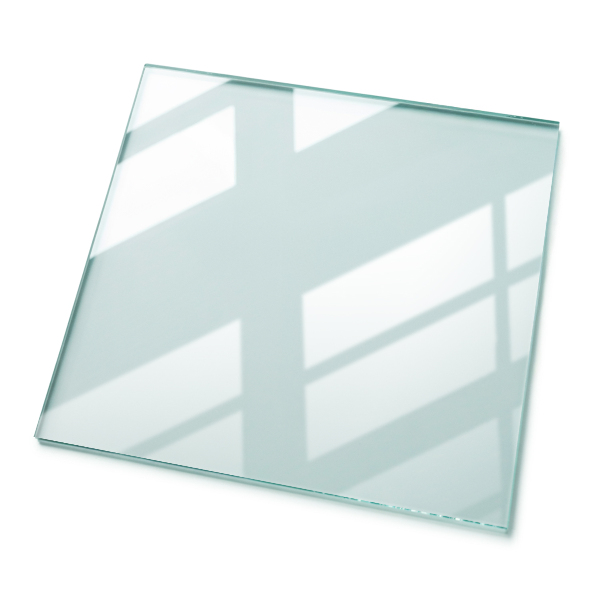 Rechteckige tischplatte glas transparent