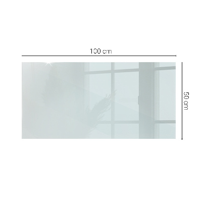 Rechteckige tischplatte glas transparent