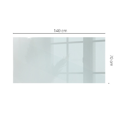 Rechteckige tischplatte glas transparent