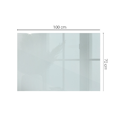 Rechteckige tischplatte glas transparent