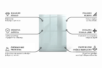 Rechteckige tischplatte glas transparent