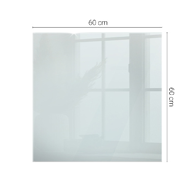 Rechteckige tischplatte glas transparent