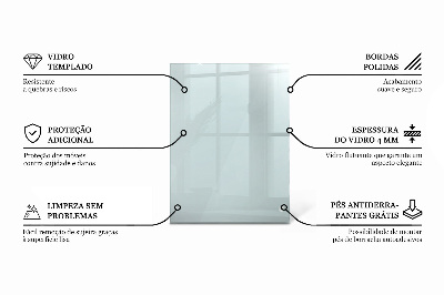 Rechteckige tischplatte glas transparent