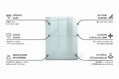Rechteckige tischplatte glas transparent
