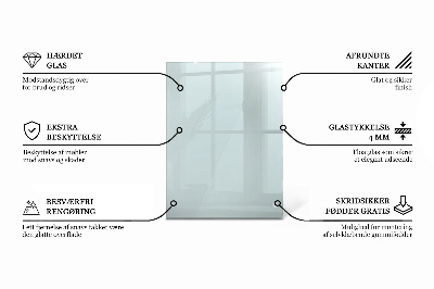 Rechteckige tischplatte glas transparent