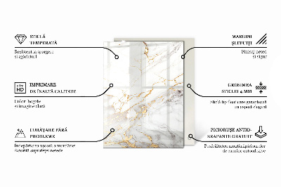 Tischplatte Marmorstruktur des Musters