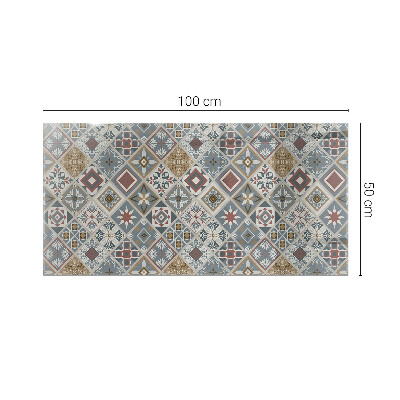 Tischplatte Mosaikmuster mit Verzierungen