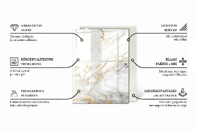 Tischplatte Von Holz inspiriertes Muster