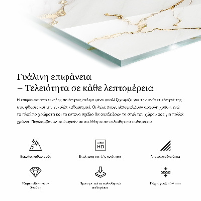 Tischplatte Marmoradern im Stil