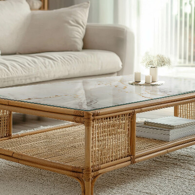 Tischplatte Marmoroptik mit Adern