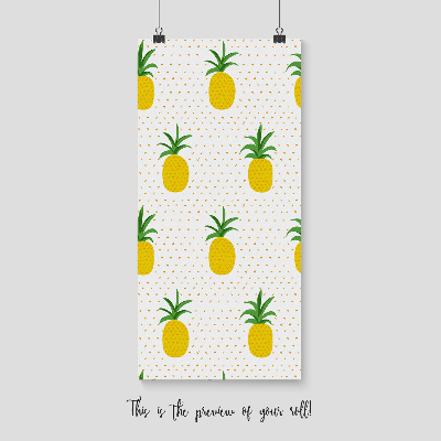 Photowall tapete Fröhliche Ananas