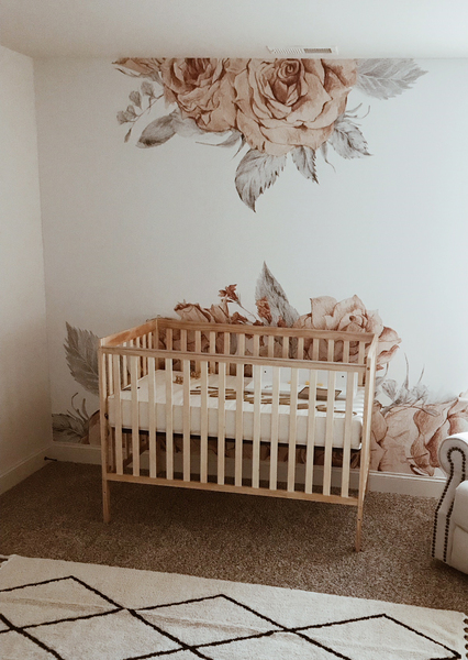 Wandtapete Blühende Rose