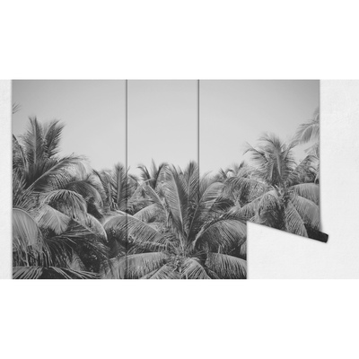 Foto tapete Glückselige Entspannung unter der Palme