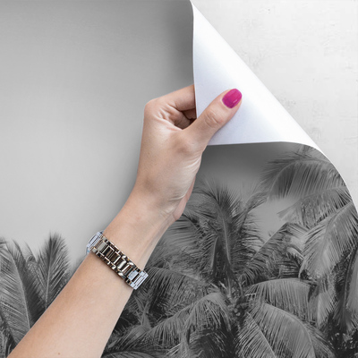 Foto tapete Glückselige Entspannung unter der Palme