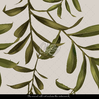 Wandtapete Filigrane Blätter