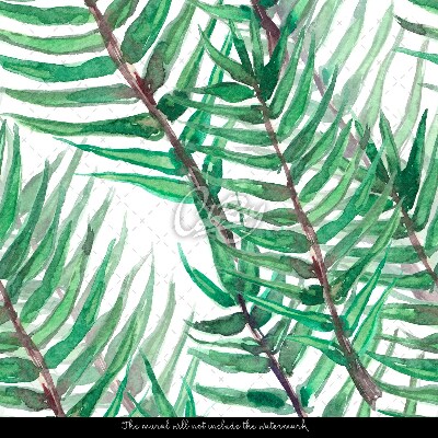 Wandtapete Gebeugte Palmblätter
