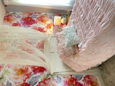 Photowall tapete Romantischer Pfingstrosengarten