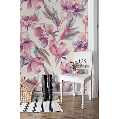 Photowall tapete Flieder Romantische Blumen