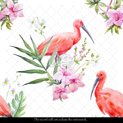 Photowall tapete Wilde Vögel