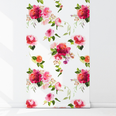 Foto tapete Viktorianische Blumensträuße
