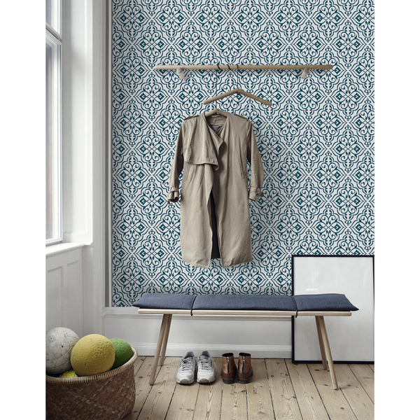 Fototapete Die Schönheit der blauen Ornamente