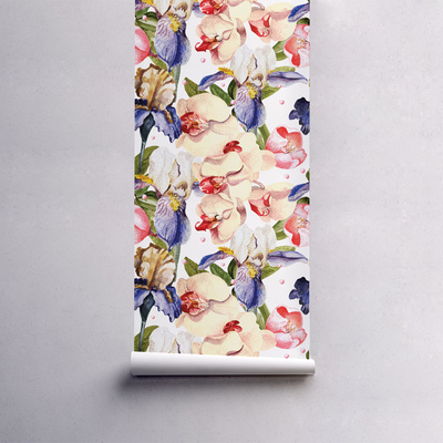 Wandtapete Märchenhafte Orchidee