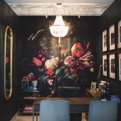 Photowall tapete Vase mit Blumen