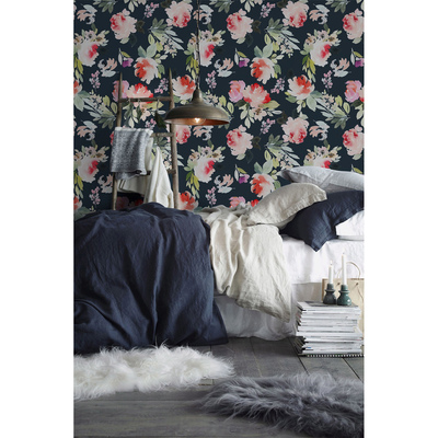 Foto tapete Nacht unter den Blumen