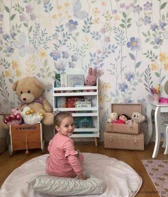 Foto tapete Pastellfarbener Frühling