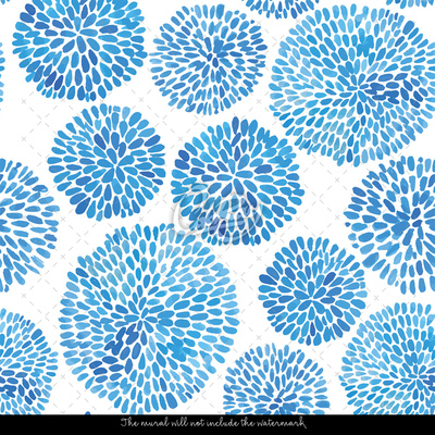 Photowall tapete Azurblaue Igel