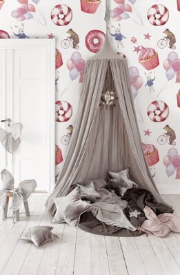 Wandtapete Süße Cupcakes