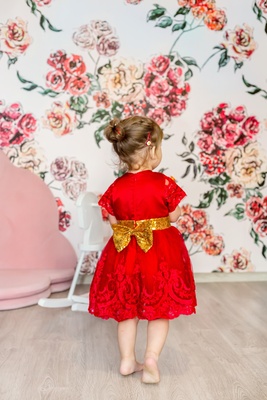 Wandtapete Blumenstrauß aus Rosen