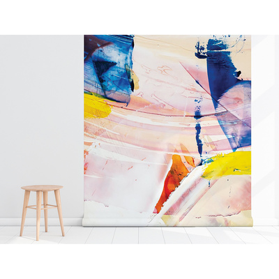 Bildtapete Warme Aquarell-Farbtöne