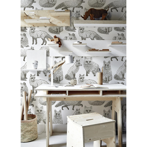 Photowall tapete Ein Tag im Leben des Fuchses