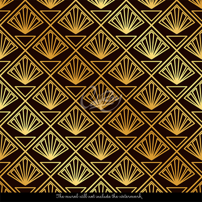 Photowall tapete Golden und unbescheiden