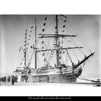 Foto tapete Ein Schiff auf einer schönen Kreuzfahrt
