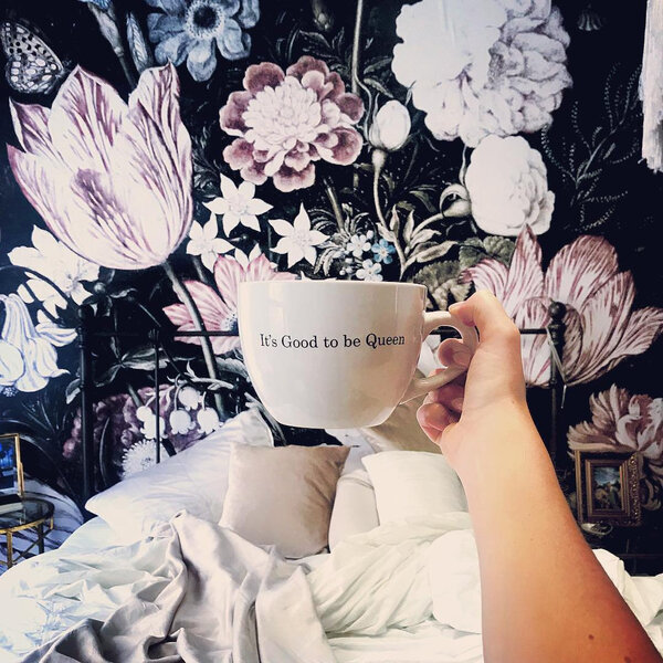 Bildtapete Vintage Blumen