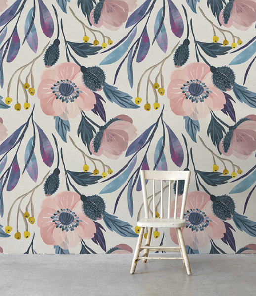 Photowall tapete Feldblumen