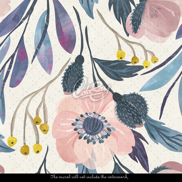 Photowall tapete Feldblumen